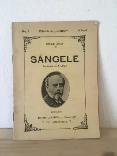 Emile Zola - Sangele. Bilioteca "Lumen" No, 1