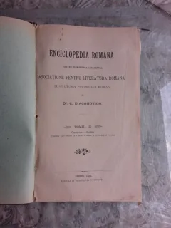 ENCICLOPEDIA ROMANA - C. DIACONOVICH  VOL.II