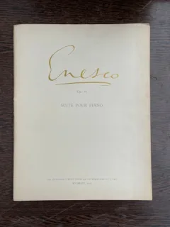 Enesco Op. 10 Suite pour piano