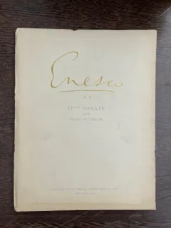 Partitura Enesco Op. 6 IIeme Sonate pour piano et violon