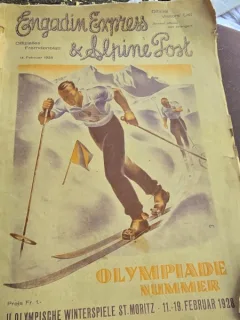 Engadin Express & Alpine Post, Olympiade Nummer, feb. 1928