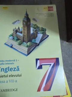 Engleza. Caietul elevului clasa a VII-a. Cambridge