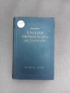 English pronouncing dictionary - Daniel Jomnes, 1958