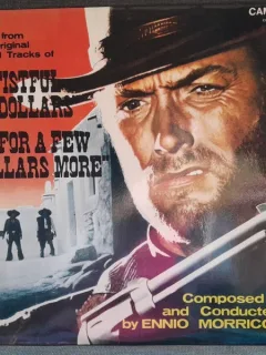 Ennio Morricone ‎– Music From The Original Sound Tracks Of "A Fistful Of Dollars" & "For A Few Dollars More"  vinil