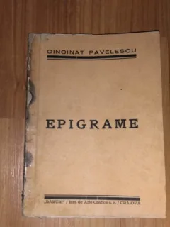 EPIGRAME-CINCINAT PAVELESCU