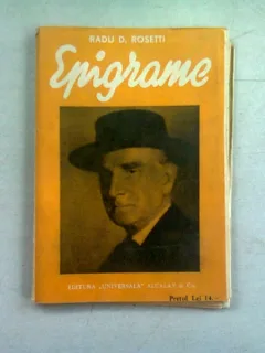 EPIGRAME - RADU D. ROSETTI