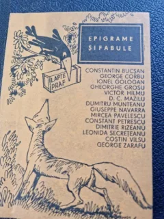 Epigrame si fabule - Ctin Bucsan, George Corbu...George Zarafu  cu dedicatia lui George Corbu penttu Serban Cioculescu