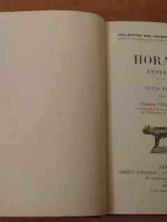 EPITRES-HORACE