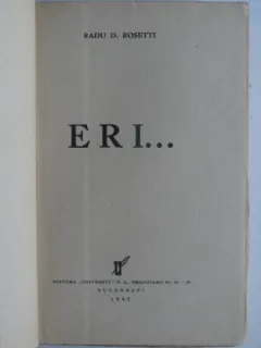 Eri .... - Radu D. Rosetti