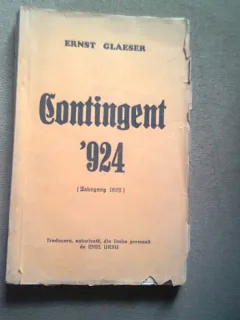 ERNST GLAESER - CONTINGENT `924