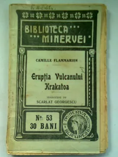 ERUPTIA VULCANULUI KRAKATOA - CAMILLE FLAMMARION