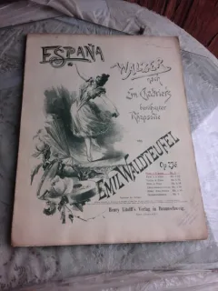 ESPANA, WALZER - EMIL WALDTEUFEL  (PARTITURA)