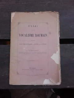 ESSAI SUR LE VOCALISME ROUMAIN - G.D. GEORGIAN  (CARTE IN LIMBA FRANCEZA, TEZA DE DOCTORAT)