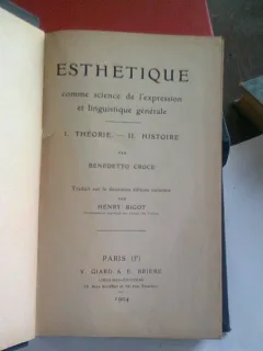 ESTHETIQUE - BENEDETTO CROCE  (ESTETICA)