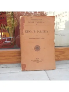 ETICA E POLITICA , BENEDETTO CROCE