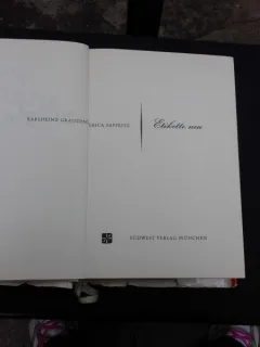 ETIKETTE NEU - KARLHEINZ GRAUDENZ  (CARTE IN LIMBA GERMANA)