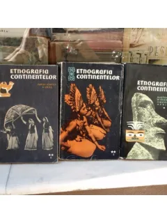 Etnografia continentelor 3 volume , S. P. Tolstov , 1959