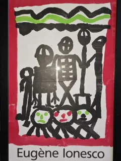 Eugen Ionesco - Afis expozitie Kunsthaus Zug 1989