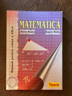 Eugen Radu Matematica manual pentru clasa a VII-a