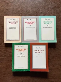 Eugen Simion Fragmente critice (5 volume, volumul 5 cu dedicatie)