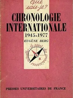 Eugene Berg - Chronologie Internationale