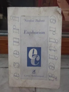 EUPHORION , ESEURI CRITICA , NICOLAE BALOTA