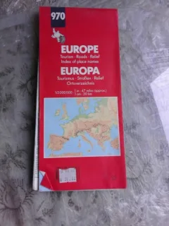 EUROPA, HARTA RUTIERA SI TURISTICA