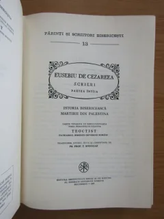 Eusebiu de Cezareea - PSB 13. Scrieri. Partea intai