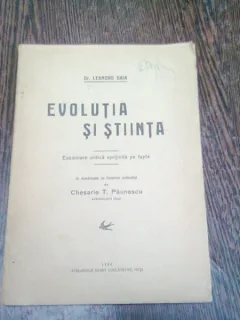 EVOLUTIA SI STIINTA - LEANDRO GAIA