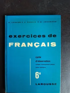 Exercises de francais, cycle d'observation - R. Lagane