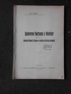 EXPLORAREA FUNCTIONALA A RINICHILOR COMPARATA PRIN CONSTANTA AMBARD, ALBASTRU DE METYLEN SI DIUREZA PROVOCATA - ION I. NITESCU  (CU DEDICATIE)