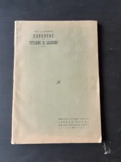 EXPUNERE DE TITLURI SI LUCRARI - C.I. PARHON
