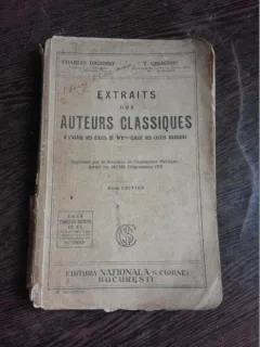 EXTRAITS DES AUTEURS CLASSIQUES - CHARLES DROUHET  (CARTE IN LIMBA FRANCEZA)