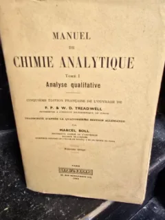 F. P. & W. D. Treadwell - Manuel de Chimie Analytique Tome I