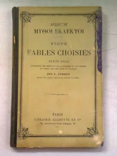 FABLES CHOISIES - ESOPE   (TEXT IN LIMBA GREACA)