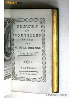 FABULE DE LA FONTAINE 4 VOLUME 1778