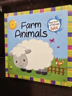 Farm animals - First book of things to spot (Animalele de la ferma. Prima carte cu lucruri de observat - carte in limba engleza)
