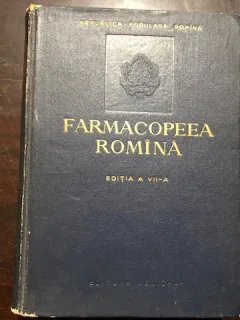 FARMACOPEEA ROMANA EDITIA A 7-A 1956