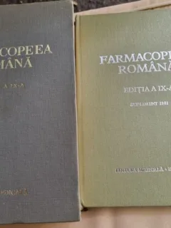 Farmacopeea Romana Editia a IX-a + supliment 1981