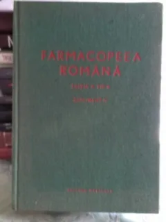 FARMACOPEEA ROMANA. EDITIA A VIII-A. SUPLIMENT 1970