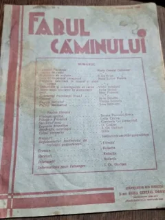 Farul Caminului - 1935 Noiembrie Anul III Nr. 4