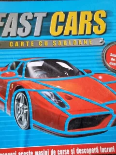 Fast Cars - Carte cu Sabloane