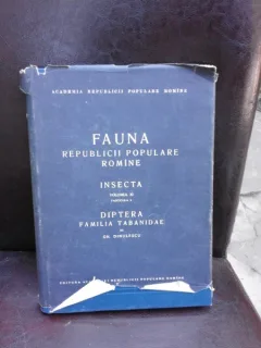 FAUNA REPUBLICII POPULARE ROMANE , INSECTA , VOL.XI, FASCICULA 2 - GH. DINULESCU
