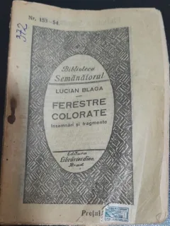 Ferestre colorate - Lucian Blaga