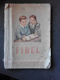 FIBEL. ABECEDAR IN LIMBA GERMANA - JOHANN WOLF 1959, EDITIE BROSATA