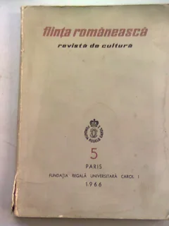 FIINTA ROMANEASCA NR.5/1066 (REVISTA DE CULTURA)