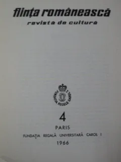 Fiinta Romaneasca, revista de cultura , 1966