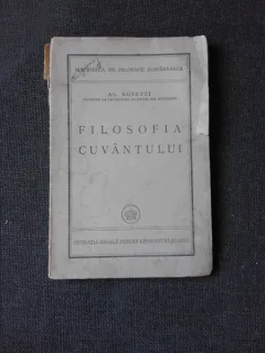FILOSOFIA CUVANTULUI - AL. ROSETTI