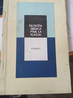 Filosofia Greaca pana la Platon , Indici