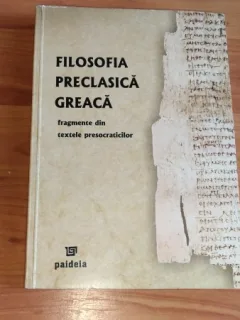 FILOSOFIA PRECLASICA GREACA-PROF. DR.ION BANSOIU